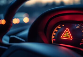 Que faire si le voyant de la voiture triangle rouge avec point d'exclamation reste allumé ?