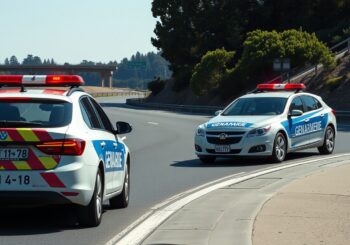 voitures des gendarmes