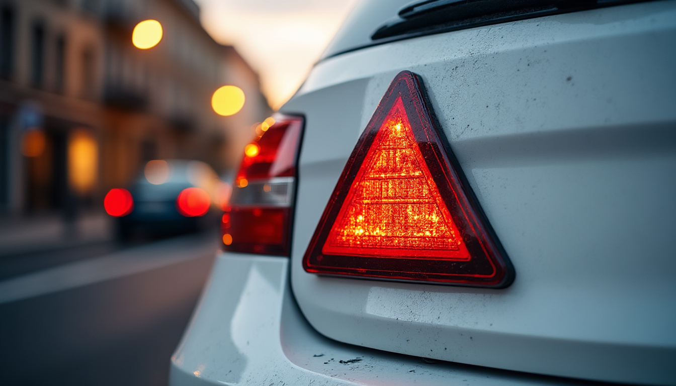 découvrez la signification du voyant triangle rouge sur votre voiture, les causes possibles et nos conseils de sécurité pour réagir efficacement face à cet avertissement sur votre tableau de bord.